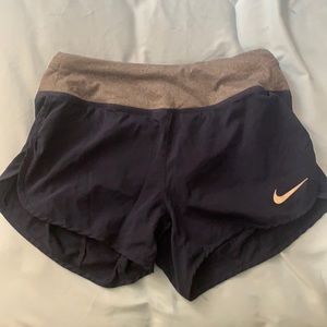 Dark Purple Nike Dri-Fit shorts, XS